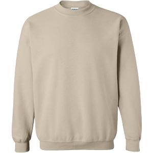 Gildan Youth Fleece Crewneck Sweatshirt, Sand, X-Large