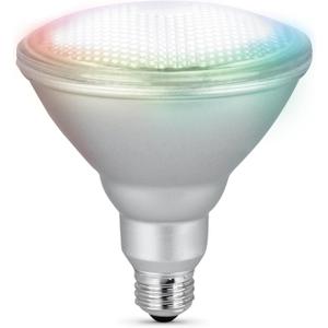 Feit Electric PAR38/RGBW/CA/AG 90 Watt Equiv, 2.4 GHz WiFi Only, No Hub Required, Color Changing and Tunable White (1 Count (Pack of 1))
