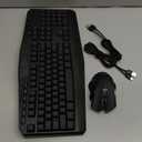 Redragon S101M-KS Gaming Keyboard and Mouse Wireless with Tri-Mode, RGB Keyboard and 4800 DPI Gaming Mouse, 10 Independent Multimedia Keys for Wins, PC, Computer, Wireless S101 Ideal for Gamer (Black-New)