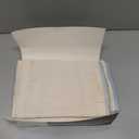 OsoCozy Prefolds Unbleached Cloth Baby Diapers, Size 1 (7-15 lbs), 6 Pack, Soft, Absorbent and Durable 100% Natural Cotton