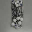 12 Pcs Halloween Eyeball Picks Halloween Floral Picks 10 Inch Branch Green Decoration Stems Props Decor for Home Office Party Indoor Gifts(Black and White)