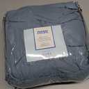 Nestl Extra Deep Split King Sheet Set - 4 Piece Breathable & Cooling Sheets - Hotel Luxury Bedding Set w/18-24 Inch Extra Deep Pockets - Easy & Secure Fit - Soft, Wrinkle Free & Comfy - Stone Blue