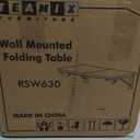 TEAMIX White Dual Monitor Riser for 2 Monitors42inch, Wood Desktop Dual Stand with Metal Legs, Long Screen/PC/Laptop Storage,Computer Shelf TV Holder Home Office