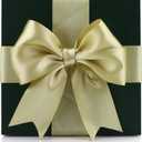 2 x 1.5 Inch Champagne Polyester Ribbon - 50 Yards Bulk Spool for Gift Wrapping, Wedding Decor, Bows, Crafts - Soft & Fray Resistant