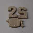 2025 Graduation Party Decorations, 3 LED Marquee Letter Signs '2' '5' Graduation Hat, Graduation Decorations Class of 2025 Wooden Signs for Kindergarten Preschool High School College Graduation Decor