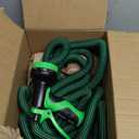 Garden Hose 75ft, Non-Expandable Water Hose with 10 Function Nozzles, Portable, Kink-Free, Outdoor and Garden Flexible Hose Pipe for Car Wash, Yard, Camper, Lawn, Lightweight Long Hose