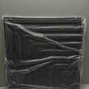 Art3d 12-Pack Drop Ceiling Tiles 2x2 FT, PVC 3D Textured Panels for Interior Wall Decor Living Room Bedroom Office, 24x24 Inch, Black