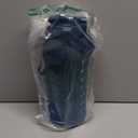 AQUAFIT 64 oz Water Bottle with Time Marker - 2in1 Straw & Chug Lid - BPA Free Big Water Bottle with Straw - Gym Water Bottle with Strap - Water Jug (64 Ounces, Nebula)