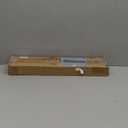 Homode Coat Rack with Wall Mount, 24 Inch Long Entryway Wall Shelf with Hooks, Wood Hanger with Storage Shelf for Bathroom, Hallway, Rustic Brown Black