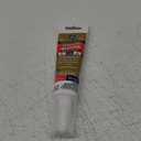 GE Advanced Silicone Caulk for Kitchen & Bathroom - 100% Waterproof Silicone Sealant, 5X Stronger Adhesion, Shrink & Crack Proof - 2.8 fl oz Tube, White, 1 Pack