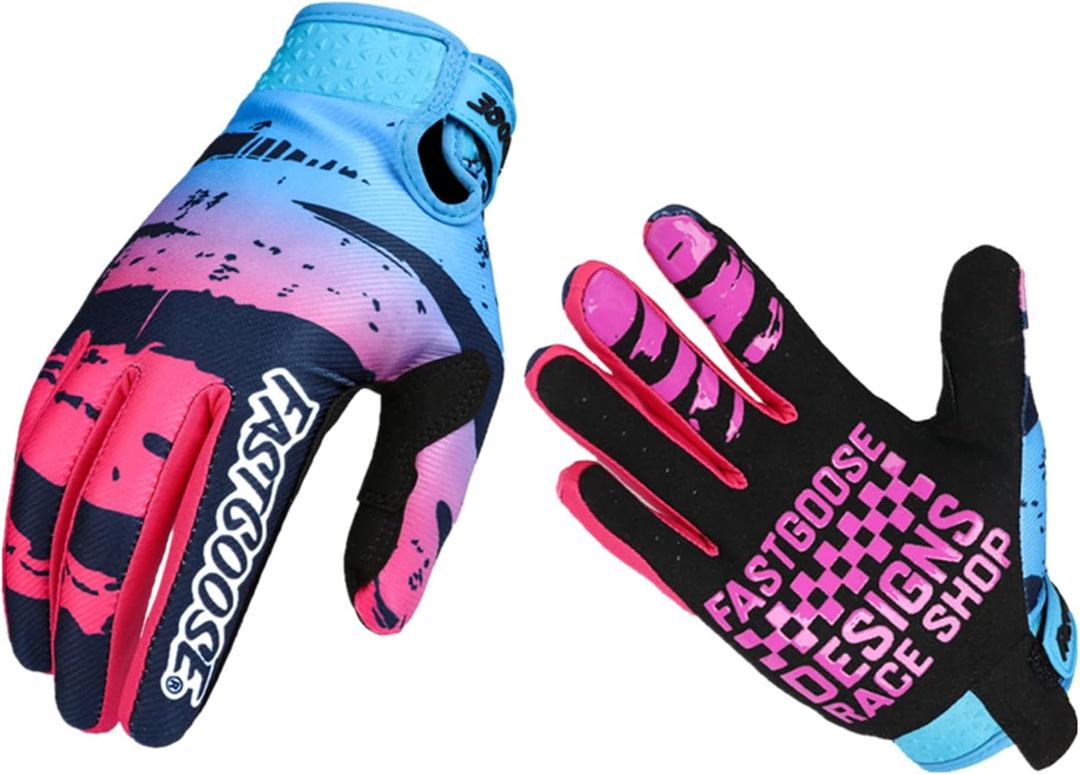 Cycling Gloves Bike Gloves with Gel Padding Anti Slip & Breathable Mesh for Men/Women All-Season Mountaineering (Large)