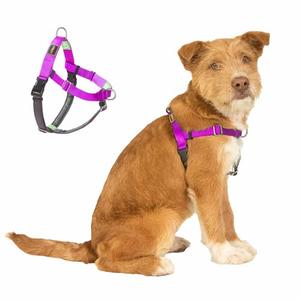 APDEXY Easy Walk No Pull Dog Harness, Freedom Walk with Front and Back Clips Stainless D-Rings, Comfortable, Sewn-in Instructions Tags for Easy Use, for Medium Dogs Weight 30-39lbs (Purple, XS)