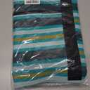 Beach Tote Bag for Women, Lightweight Foldable Waterproof Mesh Pool Bag (Tropical Striped)