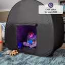 Sensory Tent for Kids & Adults | Calming Hideout & Cozy Pop-Up Blackout Sensory Tent for Autism & Anxiety | Autism Space for Calm Corners, Therapy & Relaxation | Double, Big