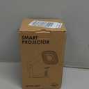 Mini Projector with Wifi and Bluetooth, Build-in Android 14, Portable Projector Outdoor&Ceiling Use, Auto Keystonet&270Rotatable, 200 Ansi, 4k Home Thearter Movie Projector for HDMI USB