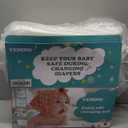 YENING Mini Baby Diaper Changing Pad for Dresser Top with Cover 27" x 16", Waterproof Lining Small Foam Contoured Changing Table Pads Topper White