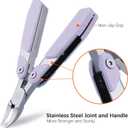 SGNEKOO Toenail Clippers for Thick & Ingrown Toenails,Foldable Design Strong Heavy Duty Toe Nail Clipper,Easy Carry and Use for Adults Men Seniors Women