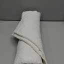 MANDIOO Pack of 2 Decorative Throw Pillow Covers Accent Solid Woven Textured Cushion Covers Pillow Cases Bedroom Living Room Sofa Home 24 x 24 Inch Cream White