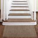 PURE ERA Carpet Stair Tread Landing Mat Tape Free Self Adhesive Non Slip Skid Resistant Indoor Doormat Area Rug Floor Mat for Kitchen Bathroom Workstations Washable 2' X 3' (Camel Brown)