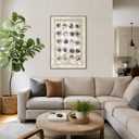 SAFERRYHOME Abstract Textured Hand Painted Wall Art, 24"x36" Framed