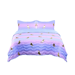 Tadpoles 3-Piece Girls Unicorn Quilt Set | 1 Twin Bed Size Quilt & 2 Standard Shams | Made of 100% Micro-Denier Polyester Fiber | Soft, Smooth & Durable | Ideal for Teens | Metallic Gold Unicorns