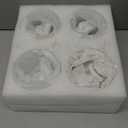 CNGLASS 16oz Double Walled Glass Coffee Mugs(4-pack),Large Clear Coffee Cups with Handle,Glass Espresso Mugs for Latte,Cappuccino,Tea