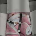 BOMOLOUR Infant Car Seat Insert with Removable Cushion for Baby Preemie Newborn Infant, Reversible carseat Insert Head Body Support Fits for Stroller, Baby Swing, Rocker, Bouncer, Bassinet - Pink