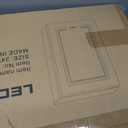 20''x28'' LED Lighted Bathroom Mirror Cabinet with Anti-Fog, Dimmable, USB Outlet & 3 Color Lighting – Black Frame Vanity Mirror with Storage