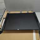 Noodle Board Stove Cover with Handles, Wood Stove Top Covers for Electric/Gas Stoves, Counter Space Top Cover Crafted from Solid Pine Wood, Also Used As Sink Covers & Decorative Tray (Black)