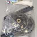 Training Wheels for Bicycle,Flash Mute Wheel Compatible for Bikes of 12-20 Inch 1 Pair