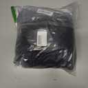 Ezcosplay Women Bohemian Beach A-Line Dress Double Layer Elastic Waist Long Maxi Skirt (Black)