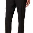 Amazon Essentials Men's Slim-Fit Wrinkle-Resistant Stretch Dress Pant (38W x 30L, Black)