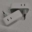 2 Pack European Plug Adapter USB C, TESSAN US to Europe Adapter 4 Outlets 3 USB Charger, Type C International Power Adaptor to Italy Spain France Portugal Iceland Germany, Europe Travel Essentials