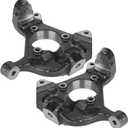 Front Left & Right Side Steering Knuckle for 2007-2014 Cadillac Escalade ESV & Silverado Suburban Sierra 1500 & Tahoe Yukon XL, 2007-2013 EXT & Chevy Avalanche, 698-070 698-071