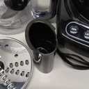 BLACK+DECKER Food Processor and Vegetable Chopper, Stainless Steel Blade, 8-Cup Capacity, 450W Power with Attachments to Shred, Slice, Mince, Grind, and Puree (Large)