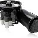 Power Steering Pump with Pulley & Reservoir Compatible with Toyota Tacoma 1995 to 2004, Compatible with Toyota T100 1995 to 1998, 4Runner 1996 to 2002, Replacement for 4432004051, 21-5229