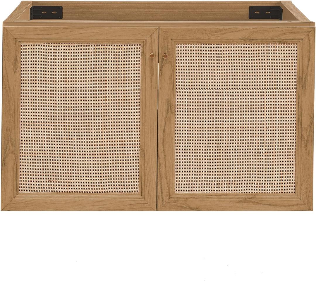 Swiss Madison Classe 36" Wall-Mounted Bathroom Vanity in Oak-Cabinet Only
