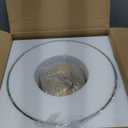 Modern Glass Pendant Light,12 Inch Dome Gold Pendant Lights Fixture with Clear Glass Shade, Blown Glass Ceiling Hanging Lighting for Kitchen Island Dining Room Bathroom Bar Restaurant