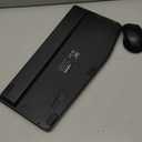 Wireless Keyboard and Mouse Combo - Full-Sized Ergonomic Keyboard with Wrist Rest, Phone Holder, Sleep Mode, Silent 2.4GHz Cordless Keyboard Mouse Combo for Computer, Laptop, PC, Mac, Windows -Trueque (1 PACK, Black)