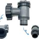Replaces On Off Plunger Valve Only Swimming Pool Filter Pump, Replacement Plunger Valve Connection Pool Pump 38 Compatible