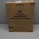 Favoyard Patio Chair Cushions 19 x 19 x 3 Inch Waterproof Outdoor Seat Cushions for Patio Furniture 3-Year Color Fastness Garden Sofa Couch Chair Pads with Handle & Adjustable Straps Set of 2, Beige