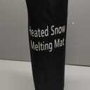 Heated Snow Melting Mats Outdoor,Anti-Slip Outdoor Winter Heated Mat for Walkways,3 in/h Speed Snow and Ice Melting Pads for Winter Backyards,Prevention Roof and Valley Ice Dam(10FTx13IN)