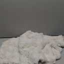 MANDIOO Pack of 2 Thick Plush Wool Decorative Throw Pillow Covers Super Soft Wave Bubble Fur Velvet Cushion Covers Pillow Shams for Couch Bed Living Room 20x20 Inch Cream White