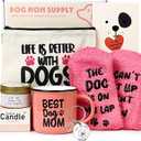 Dog Mom Gifts For Women, Dog Lover Gifts, Mothers Day Gift for Mom Daughter Unique Birthday Gift, Christmas idea Set with 10oz Ceramic Coffee Mug for Dog-loving Friend