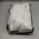 Neutral Pinch Pleated 86 Inch Curtains Semi Sheer Linen Blended Light Filtering Window Curtains 86 Inches Long for Living Room Bedroom Boho Cream Birch Pinch Pleat Drapes Rings Hooks 2 Panels Set (Natural)