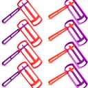 ArtCreativity Spinning Ratchet Purim Noise Maker Toys, 24 PCS Noisemakers for Kids, Great for Birthdays, Sporting Events, and Pep Rallies, Pinata Stuffer Easter Goodie Bag Party Favors
