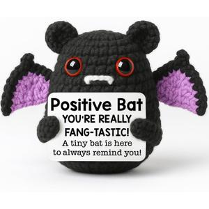 MBL Emotional Inspirational Support for Women - Motivational Funny Gag Boo Basket Stuffers Spooky Crochet Bat Birthday Thanksgiving Christmas Stocking Stuffers Gifts for Men Friends Colleges Teens