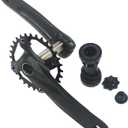 GANOPPER 170mm Crankset 30T 32T 34T 36T 38T Single Speed Mountain Bike Cycling Road Bike Crank Arm Set