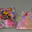 342 Pcs Doll Clothes and Accessories with Doll, Princess Gowns, Fashion Dresses, Top, Pants, Swimsuits, Shoes, Hangers and Other Accessories, Doll Playset Dress up Toy for Girls Toddlers Gift Toys