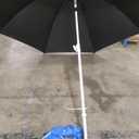 Tommy Bahama 7' Outdoor Beach Umbrella with ANCHORX Heavy Duty Sand Anchor and Carrying Bag, Portable Beach Umbrella with Anchor, Blue Stripe